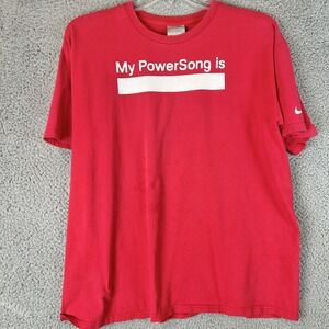 Mac X Nike T Shirt Colab Large Tech Wear Swoosh Steve Jobs Intel Apple 90s Y2K